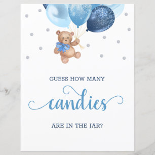 Teddy Bear raden hoeveel Snoepjes er in de pot sta