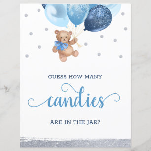 Teddy Bear raden hoeveel Snoepjes er in de pot sta