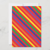 Teddy Bear Rainbow 1st Birthday Cute Invitations (Dos)