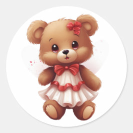 Teddy Bear Ronde Sticker