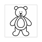 Teddy Bear Rubberstempel (Afrduk)