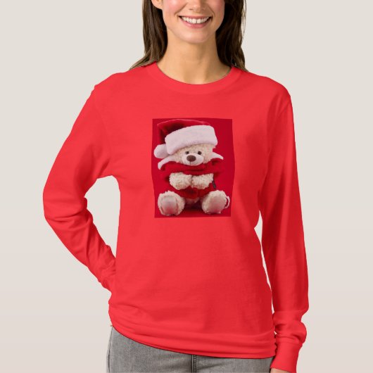 Teddy Bear Santa Sweatshirt (Voorkant)