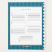 Teddy Bear - School Planner - HAMbyWG (Achterkant)