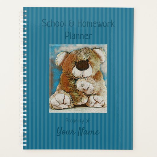 Teddy Bear - School Planner - HAMbyWG (Voorkant)