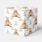 Teddy Bear Seamless Pattern Bedankdoosjes (Achterkant)