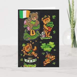 Teddy Bear St. Patrick's Day Collectie Kaart