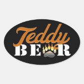 Teddy Bear Sticker (Voorkant)