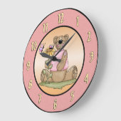 Teddy Bear Summer Wall klok (Hoek)