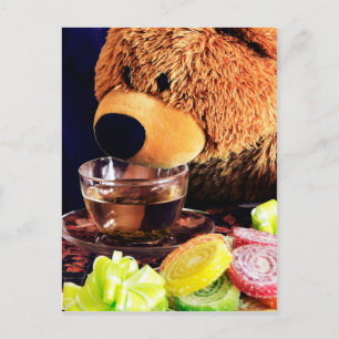Teddy Bear Tea Party Briefkaart