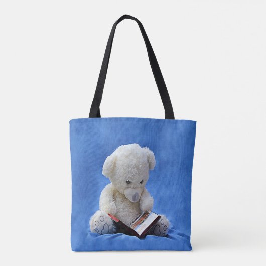 Teddy Bear Time to Read All-Over-Print Sac fourre- (Dos)