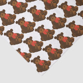 Teddy Bear Tissuepapier (Detail)