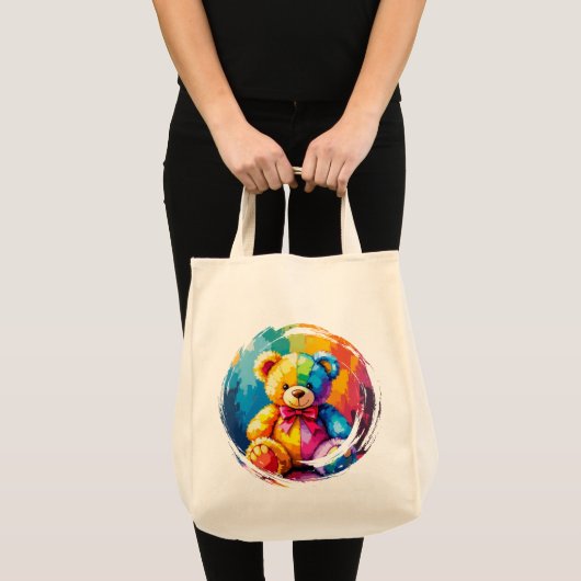 Teddy Bear Tote Tas (Voorkant (product))