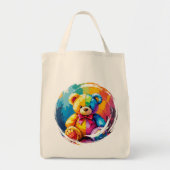 Teddy Bear Tote Tas (Voorkant)