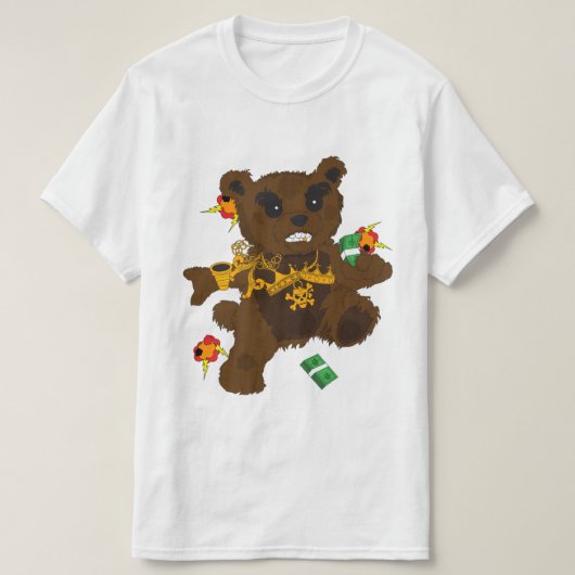 Teddy Bear Trappin T-shirt (Design voorkant)