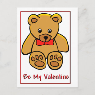 Teddy Bear Valentijn Feestdagenkaart