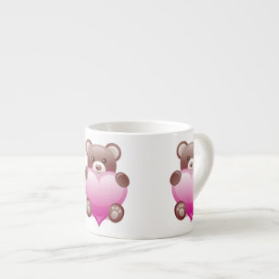 Teddy Bear Valentijn Heart Espresso Kop