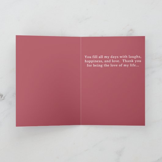 Teddy Bear Valentijns Kaart voor Vrouw (Binnen)