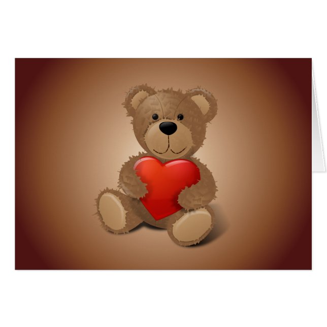 Teddy Bear Valentine (Devant horizontal)