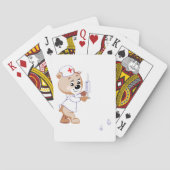 Teddy Bear Verpleegster Speelkaarten (Achterkant)