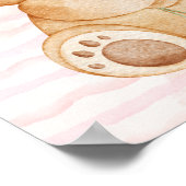 Teddy bear wall art poster My Princess (Coin)