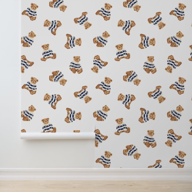 Teddy Bear wallpaper Behang (Applicatie)