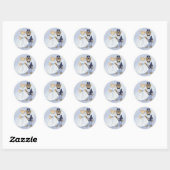 Teddy Bear Wedding - Aanpassen Ronde Sticker (Vel)