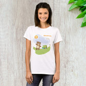 Teddy Bear Welkom Baby Nursery Design T-shirt