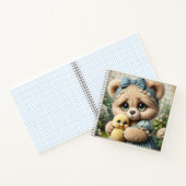 Teddy Bear with Chick, by Natasha Us   Notitieboek (Binnen)