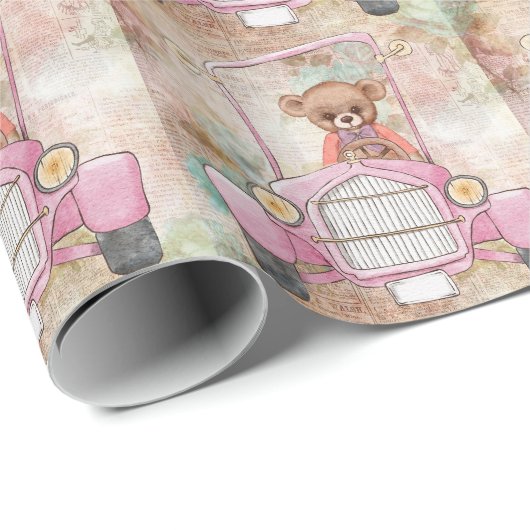 Teddy Bear Wrapping Paper Cadeaupapier (Rol Hoek)