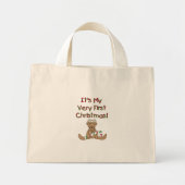 Teddy Bear Zeer 1e kersthemden en cadeautjes Mini Tote Bag (Voorkant)