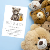 Teddy Bearly Wait Baby shower Invitation