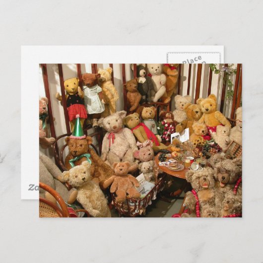 Teddy Bears Collectors Heaven Briefkaart (Voorkant / Achterkant)
