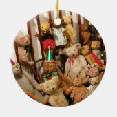 Teddy Bears Collectors Paradise Keramisch Ornament (Achterkant)