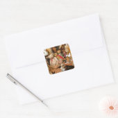 Teddy Bears Collectors Paradise Vierkante Sticker (Envelop)