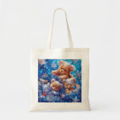 Teddy Bears digitale kunst Tote Bag (Voorkant)