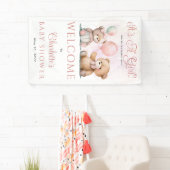 Teddy Bears Het is een meisje met wachttijd Baby s Spandoek (Insitu)