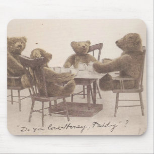 Teddy Bears, hou je van honing? Muismat