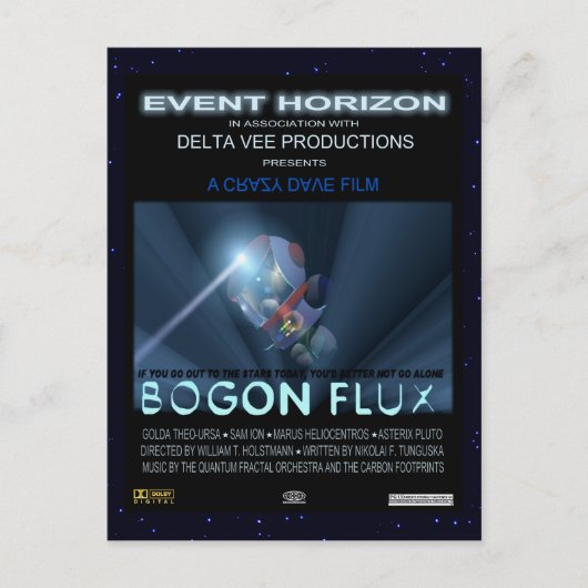 Teddy Bears in Space Briefkaart (Voorkant)