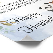 Teddy Bears Pacifier Hunt Baby shower Game Sign Poster (Hoek)