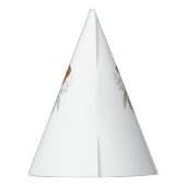 Teddy Bears Tea Party Birthday Cone Feesthoedjes (Achterkant)