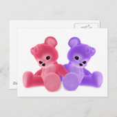 Teddy Bearz Briefkaart (Voorkant / Achterkant)