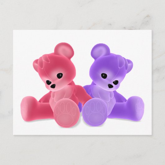 Teddy Bearz Briefkaart (Voorkant)