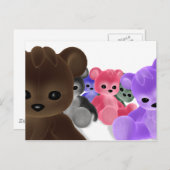 Teddy Bearz Group Briefkaart (Voorkant / Achterkant)
