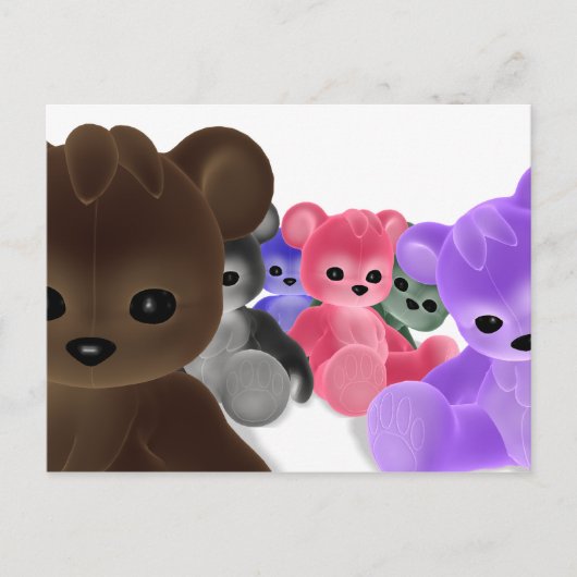 Teddy Bearz Group Briefkaart (Voorkant)
