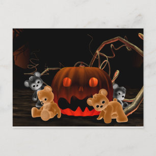 Teddy Bearz Halloween Briefkaart