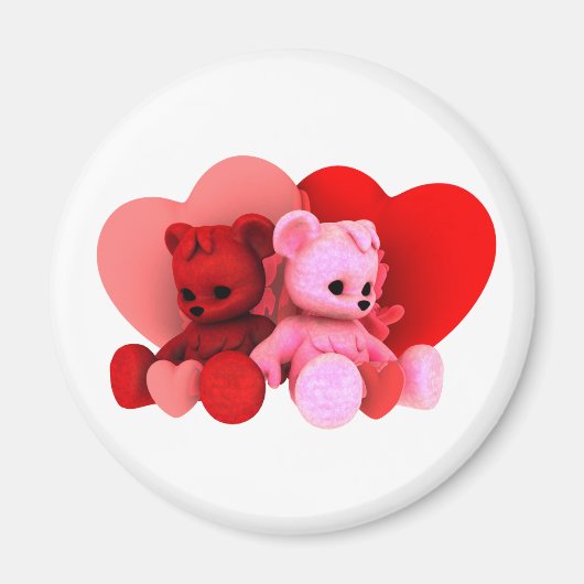 Teddy Bearz Valentine Magnet V2 (Devant)