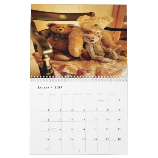 Teddy beer 2013 kalender (Jan 2027)