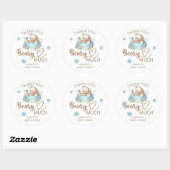 Teddy beer baby beer Hartelijk dank Ronde Sticker (Vel)