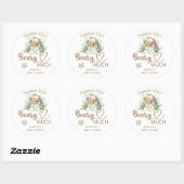Teddy beer baby beer Hartelijk dank Ronde Sticker (Vel)