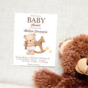 Teddy beer baby shower budget invullen